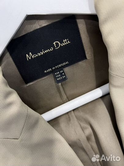 Massimo dutti пиджак 36 (42 размер s) вискоза