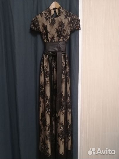 Платье женское 42 44 черное вечернее