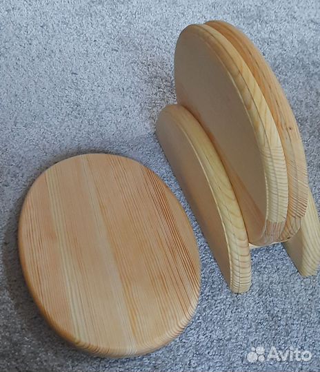 Набор разделочных досок на подставке