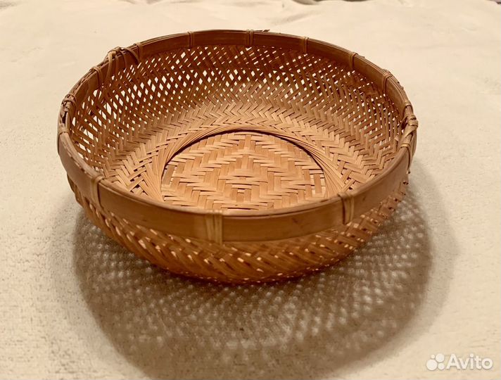 Корзина из ротанга (ручная работа)