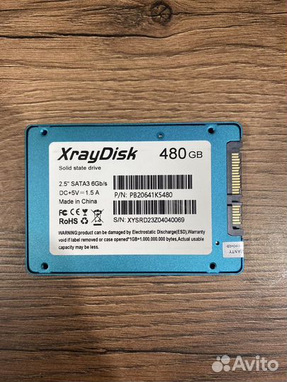 Жесткий диск 1000Gb и SSD 480Gb