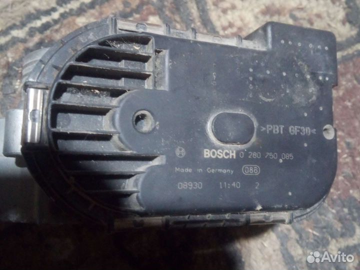 Заслонка дроссельная Peugeot 206,307