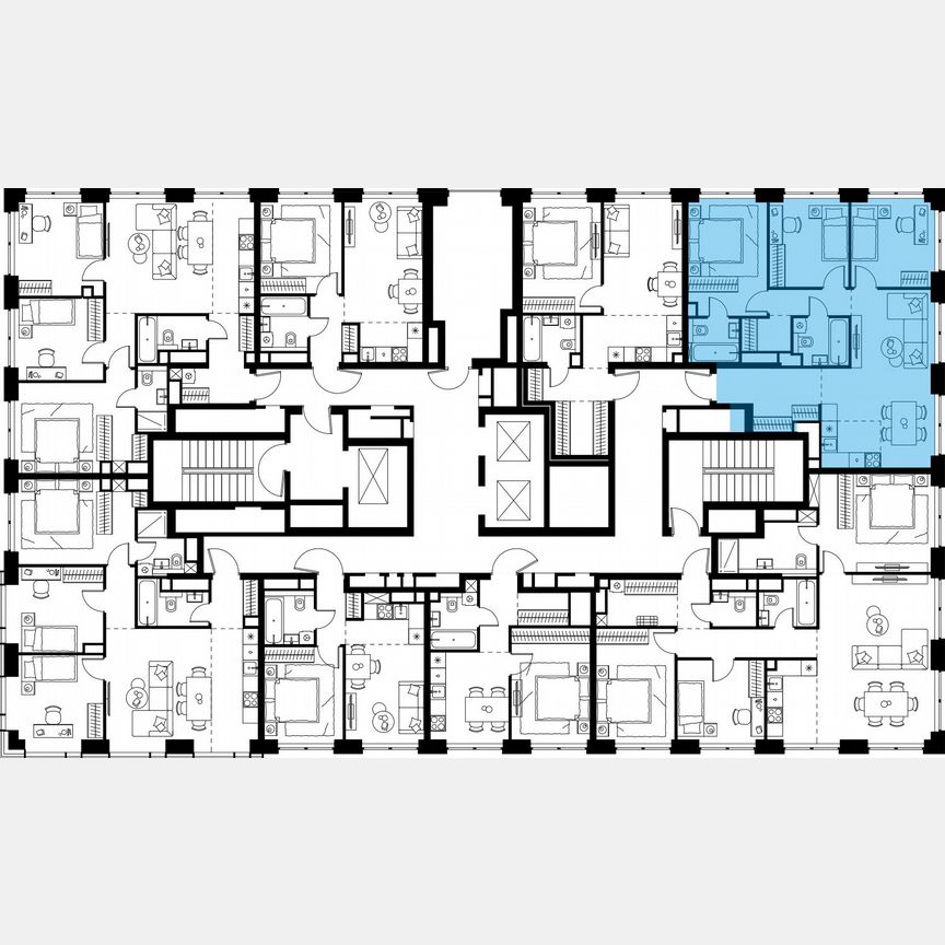 4-к. квартира, 78,7 м², 30/48 эт.