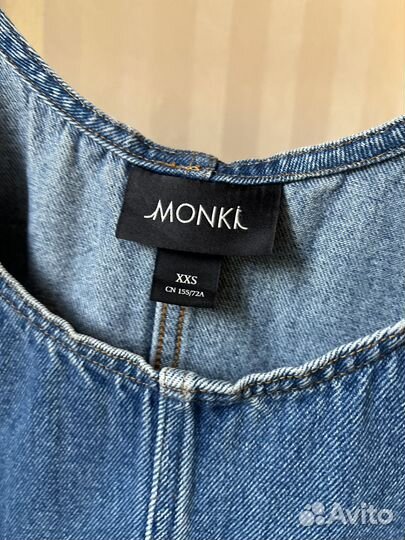 Джинсовый сарафан monki