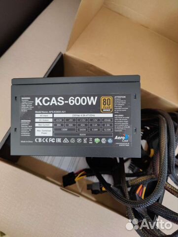 Блок питания Aerocool kcas 600w