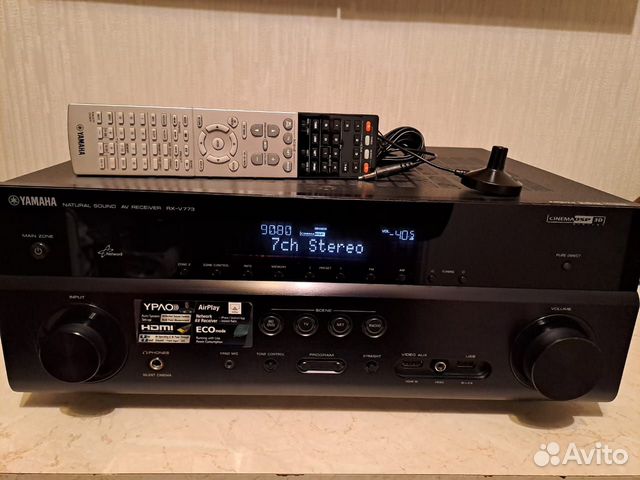Ресивер yamaha RX-V773 7.2 4K USB dlna Airplay