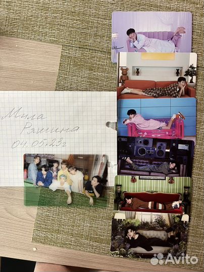 Карты и открытки bts