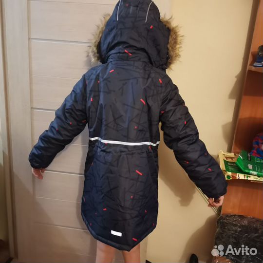 Зимняя куртка парка для мальчика 146-152