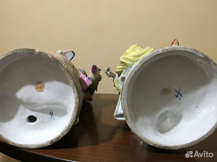 Парные статуэтки. Высота -47 см. Samson