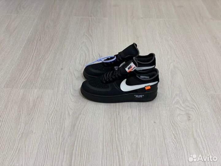 Кроссовки Nike Air Force 1 Off-White Black (41-45)