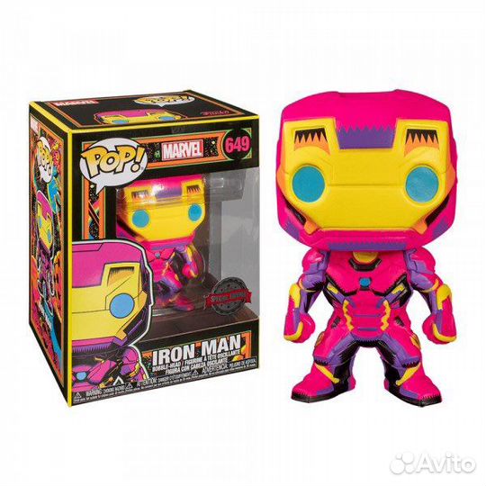 Funko POP Iron Man Black Light #649