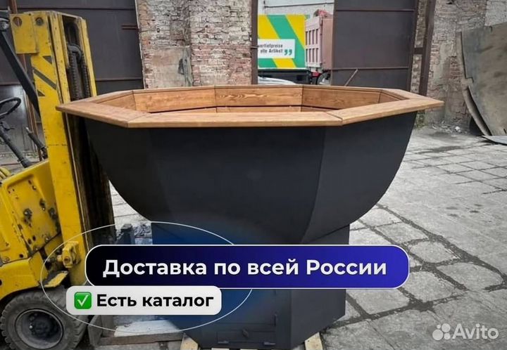 Банный чан с джакузи с нагревом за 2 часа