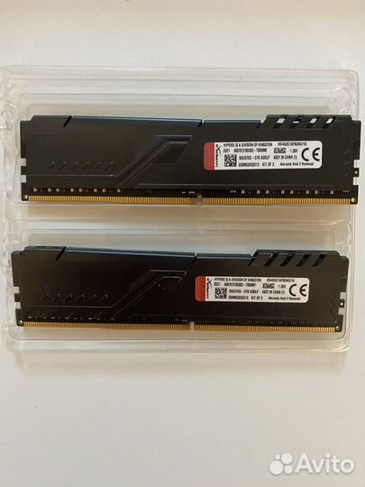 Оперативная память Kingston HyperX fury DDR4 16GB