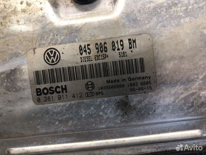 Шкода Фабия Блок управления двигателя ECU