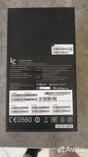 LeEco Le Max2 X820, 6/64 ГБ