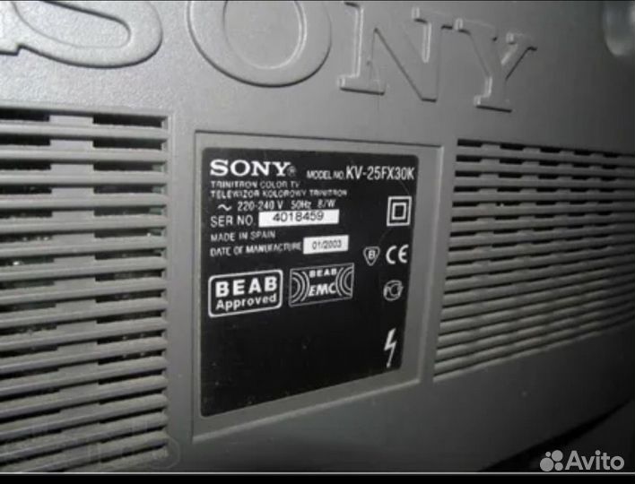 Телевизор sony kv-29fx30k