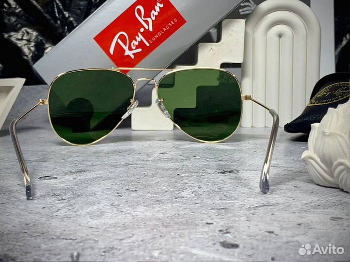 Очки Ray Ban Aviator с комплектом