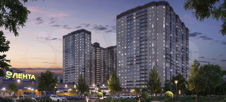 2-к. квартира, 56,7 м², 13/24 эт.