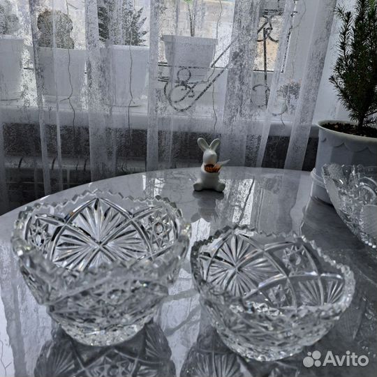 Ваза хрустальная