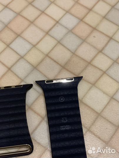 Ремешок для Apple Watch 42 mm кожаный, оригинал