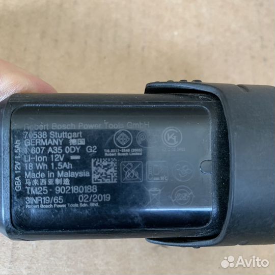 Аккумулятор для шуруповерта bosch 12v 1.5Ah