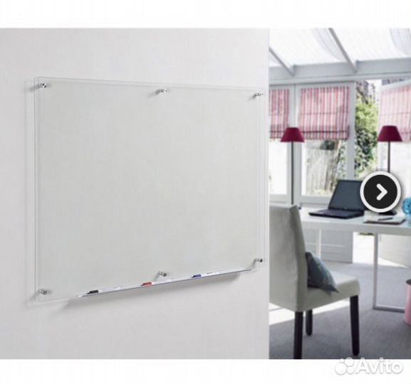 Новая прозрачная стеклянная маркерная доска