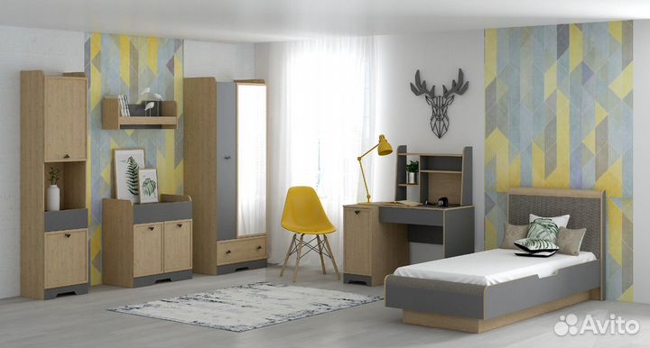 Кровать (1.4х2.0м.) Для детской Кекс