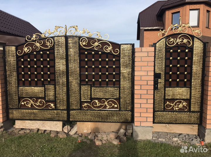 Кованые ворота