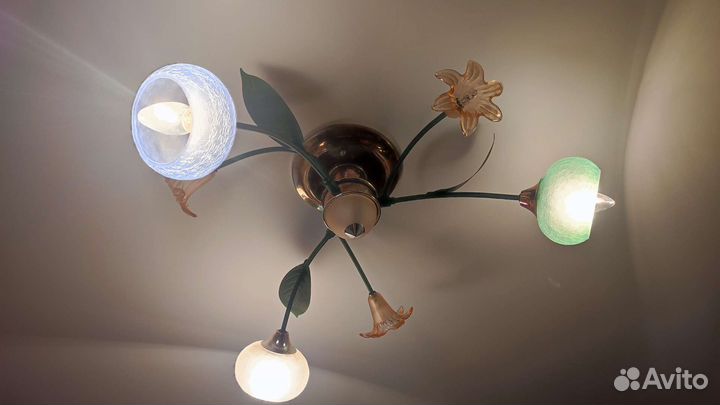 Люстры потолочные бу