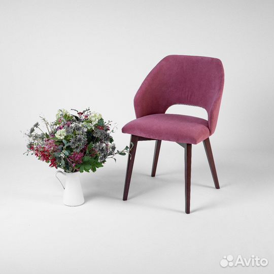 Мягкий кухонный стул со спинкой