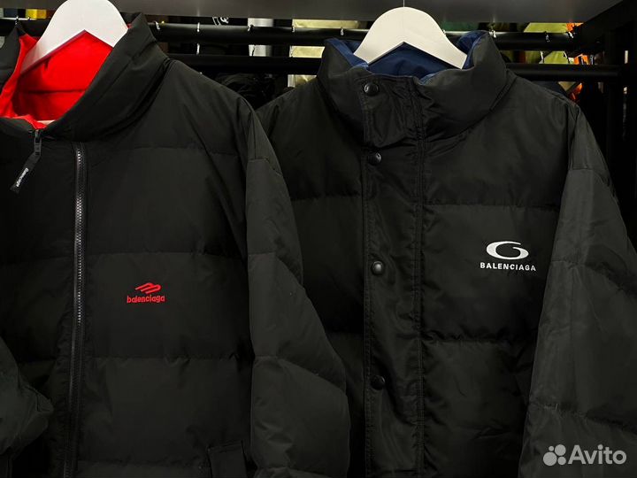 Куртка зимняя balenciaga (двухсторонняя)
