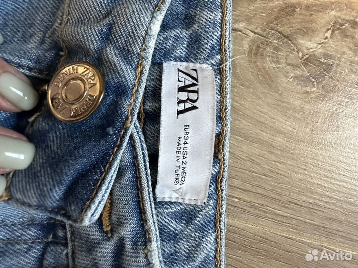 Джинсы zara 34