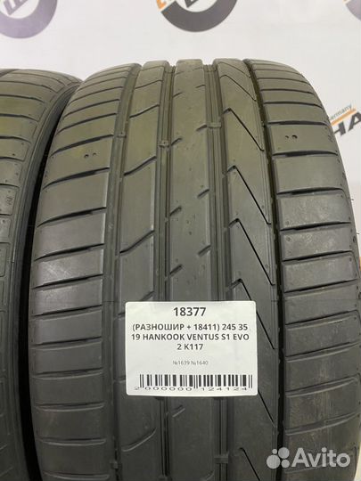 Hankook Ventus S1 Evo 2 K117 245/35 R19 и 265/35 R19