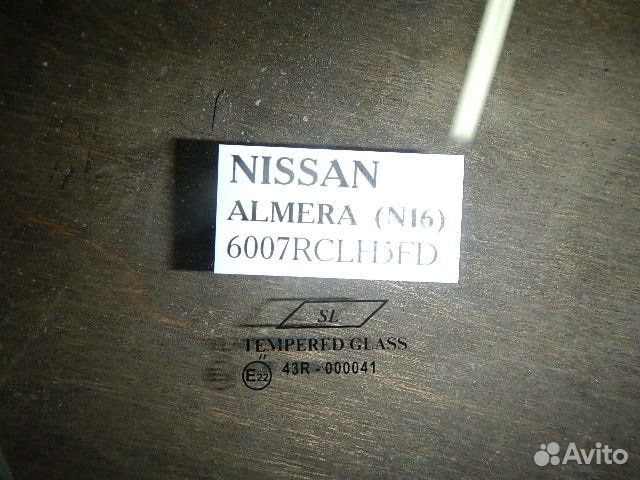 Стекло двери передней правой, Nissan -almera N16