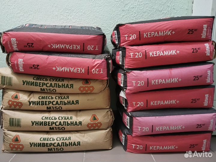 Плиточный клей волма керамик плюс Т20