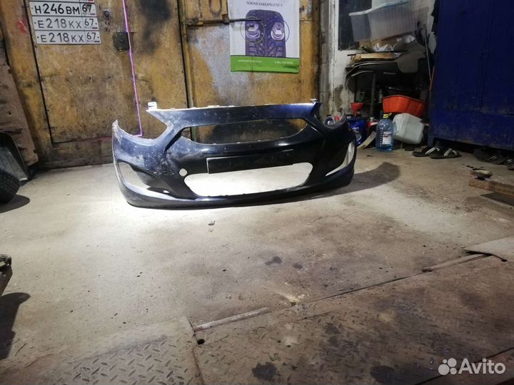 Бампер солярис