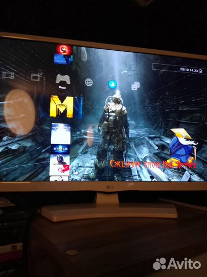 Ps3 super slim (500gb) +1геймпад +47 игр