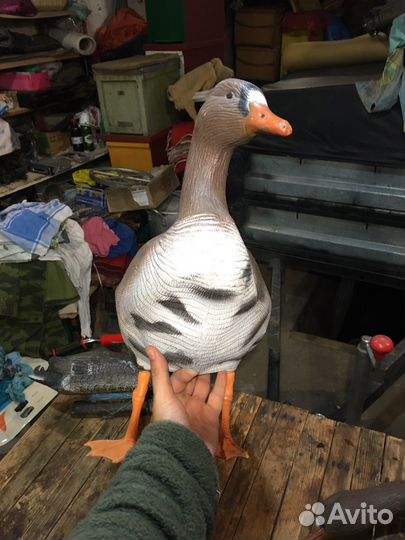 Чучела гусей и уток