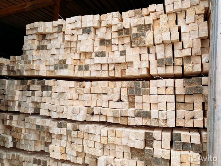 Брусок обрезной 50*50 хвоя гост