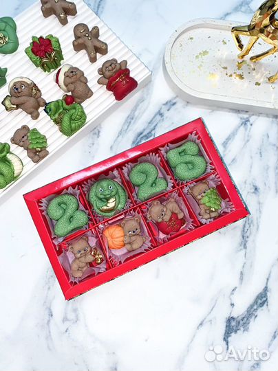 Шоколад ручной работы подарок на новый год