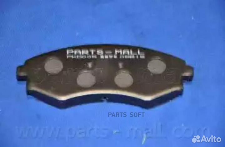 Parts-mall PKD-005 Колодки тормозные дисковые ssan
