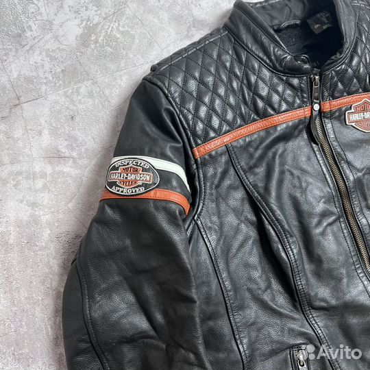 Кожаная мотокуртка Harley Davidson