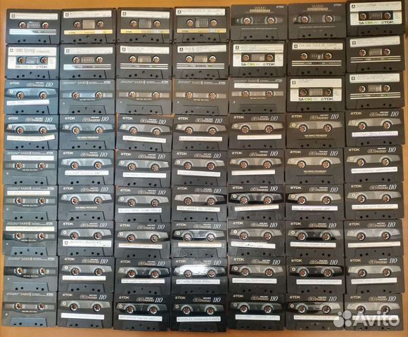 Аудиокассеты TDK SA б/у