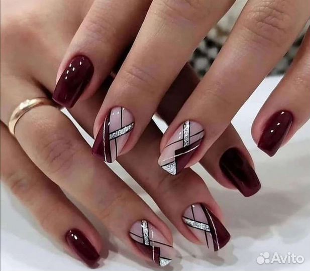 Наращивание ногтей, шеллак