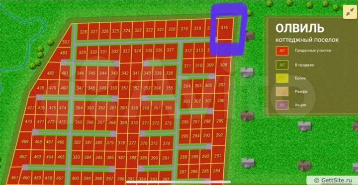 Участок 19,5 сот. (ИЖС)