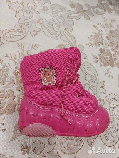 Сапоги зимние на девочку
