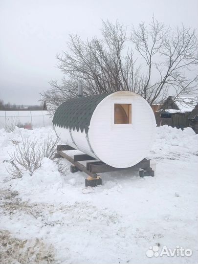 Баня бочка