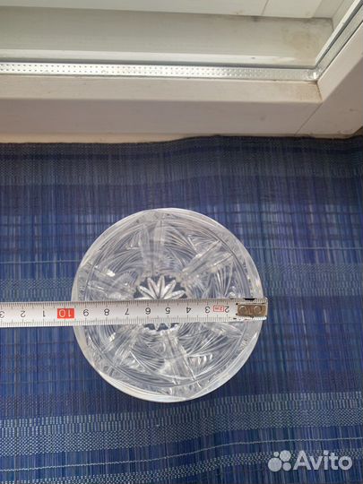 Хрустальная ваза емкость 1,2л