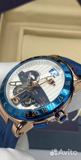 Часы мужские механика синие