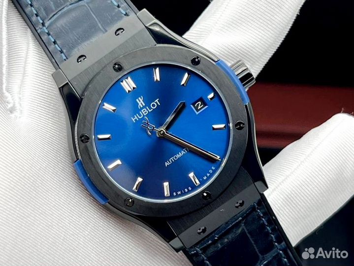 Hublot Classic Fusion blue часы